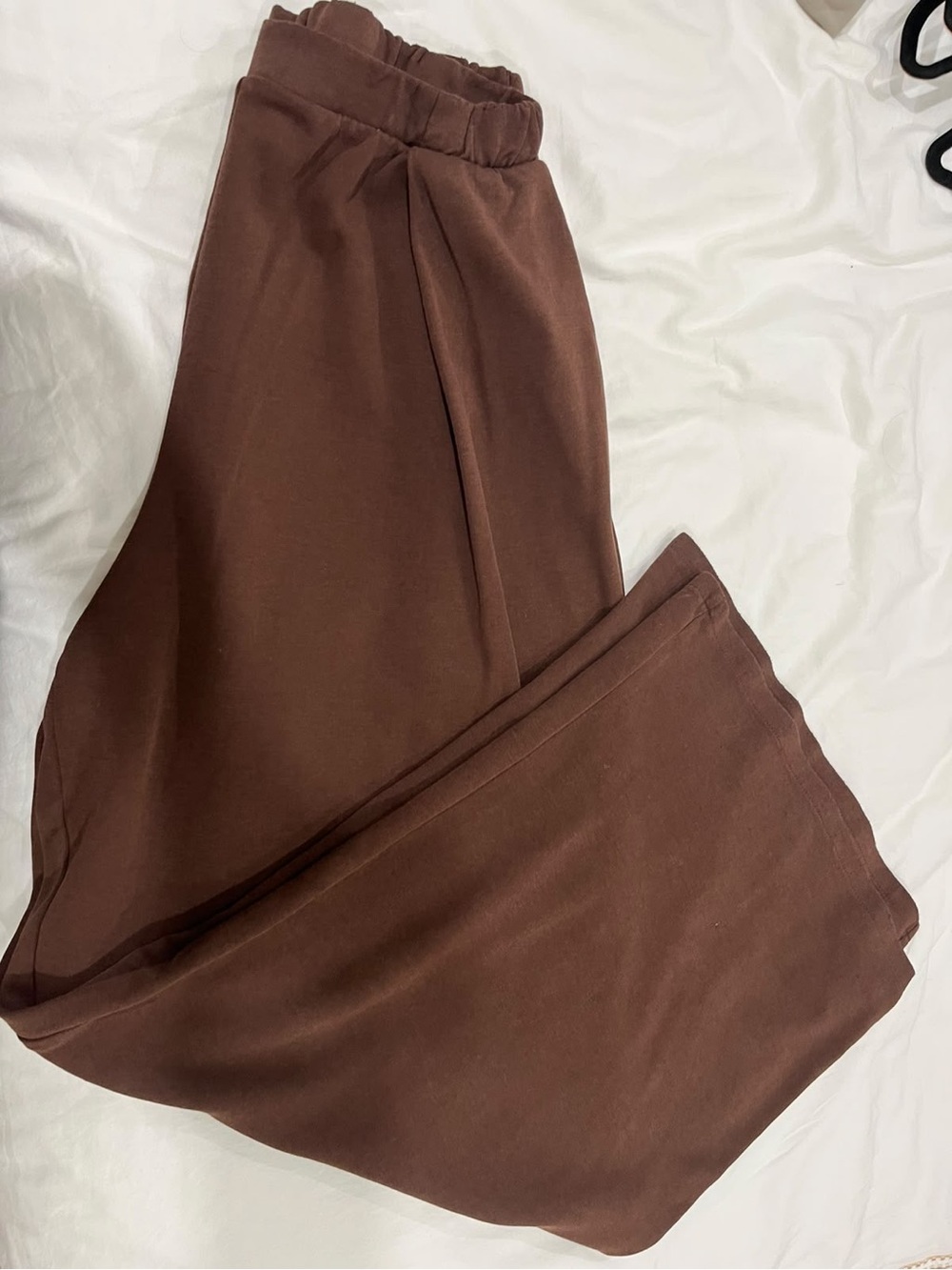 Zara womens Brown Wide-Leg Women's Pants size L